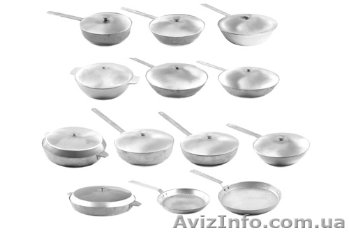 Алюминиевые сковороды разных размеров. - <ro>Изображение</ro><ru>Изображение</ru> #1, <ru>Объявление</ru> #147776