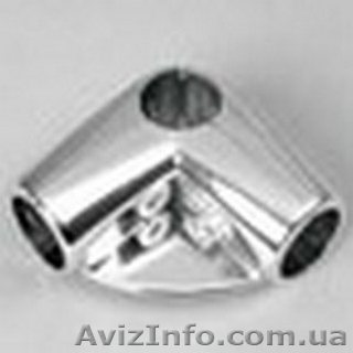 Соединитель 3-х труб с полкодержателем, хромированный фиксированный 580 - <ro>Изображение</ro><ru>Изображение</ru> #1, <ru>Объявление</ru> #1018472