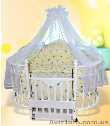 Кроватка детская деревянная "Каролина" - <ro>Изображение</ro><ru>Изображение</ru> #1, <ru>Объявление</ru> #1019933