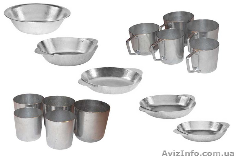 Алюминиевые кружки, тарелки и стаканы. - <ro>Изображение</ro><ru>Изображение</ru> #1, <ru>Объявление</ru> #147754