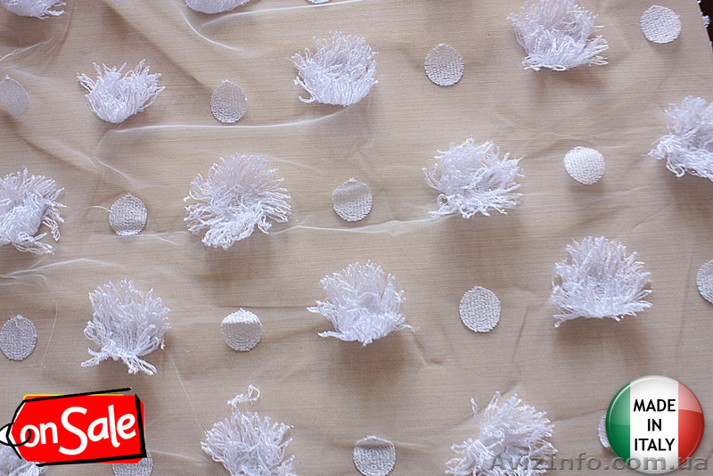Распродажа итальянских кружев (арт. К11075) для пошива свадебных и веч - <ro>Изображение</ro><ru>Изображение</ru> #1, <ru>Объявление</ru> #916459