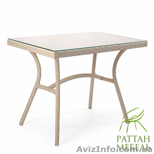 Стол из ротанга со стеклом, Стол Ультра - <ro>Изображение</ro><ru>Изображение</ru> #1, <ru>Объявление</ru> #1278888