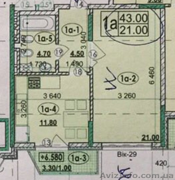 1 кімнатна квартира в Парковій зоні - <ro>Изображение</ro><ru>Изображение</ru> #1, <ru>Объявление</ru> #1359340
