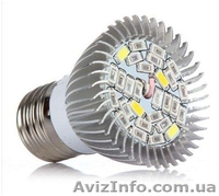Фитолампа светодиодная 25W (полный спектр) LED - <ro>Изображение</ro><ru>Изображение</ru> #1, <ru>Объявление</ru> #1570603