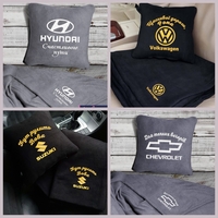 Плед и подушка в авто с логотипом, номерным знаком, надписи, фото. - <ro>Изображение</ro><ru>Изображение</ru> #2, <ru>Объявление</ru> #1718318