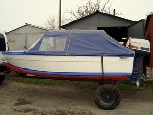 продается 4-х местная пластиковая лодка с документами - <ro>Изображение</ro><ru>Изображение</ru> #1, <ru>Объявление</ru> #64992