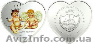 Монета серебряная, цветная - <ro>Изображение</ro><ru>Изображение</ru> #1, <ru>Объявление</ru> #1182003