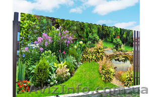 Сетка - фото для декора забора,  беседки,  альтанка,  стен дома,  фасада