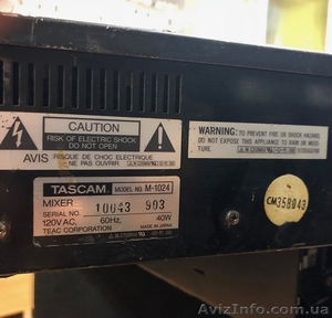 Продам пульт Tascam Stage Mixer M-1024 (Made in Japan) - <ro>Изображение</ro><ru>Изображение</ru> #2, <ru>Объявление</ru> #1633937