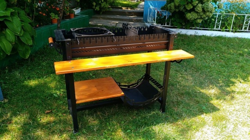 Мангал-барбекю Армада (плазменного раскроя) сталь 4мм - <ro>Изображение</ro><ru>Изображение</ru> #2, <ru>Объявление</ru> #1680302