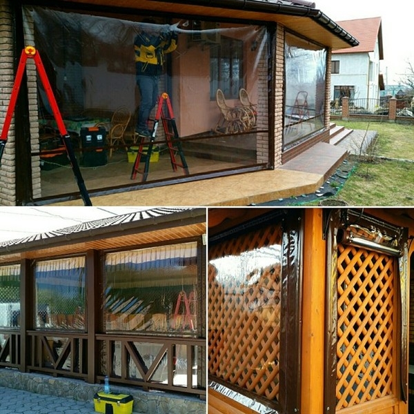 Прозрачные шторы и ролеты для защиты от ветра, дождя, снега - <ro>Изображение</ro><ru>Изображение</ru> #4, <ru>Объявление</ru> #1683821