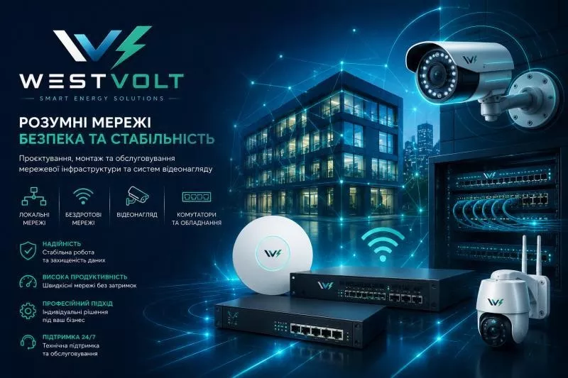 Електрик, Відеонагляд, Сонячні станції, Кондиціонери від WEST VOLT - <ro>Изображение</ro><ru>Изображение</ru> #5, <ru>Объявление</ru> #1753863